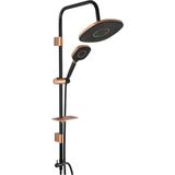 Coral Bronze-Black Tall Sistem Duş Seti