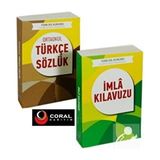 Coral Dağıtım T.d.k. Uyumlu Ortaokul Türkçe Sözlük ve İmla Klavuzu 2 Kitap Seti Eğitim İçin