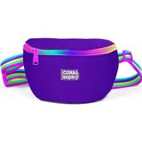 Coral High 11554 Kids Mor Rainbow Fermuarlı Bel Çantası