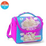 Coral High 11736 Kids Mavi Pembe Tavşan Desenli Thermo Beslenme Çantası