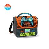 Coral High 11746 Kids Gri Turuncu Gamer Desenli Thermo Beslenme Çantası