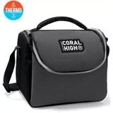 Coral High 11841 Kids Koyu Gri Siyah Thermo Beslenme Çantası