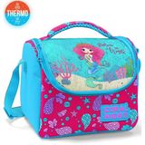 Coral High 11858 Kids Mavi Pembe Deniz Kızı Desenli Thermo Beslenme Çantası