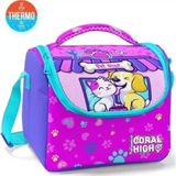 Coral High 11879 Kids Kedi Köpek Desenli Thermo Beslenme Çantası