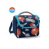 Coral High 11893 Kids Lacivert Mavi Astronot Desenli Thermo Beslenme Çantası