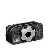 Coral High 12086 Kids Futbol Desenli İki Bölmeli Kalem Çantası