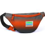 Coral High 12620 Kids Gri Turuncu Renk Geçişli Bel Çantası