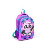 Coral High 14384 K118 Kids Açık Pembe Mor Pandalı Üç Bölmeli Sırt Çantası