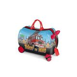 CORAL HIGH 16373 İTFAİYE DESENLİ OTUR-ÇEK ÇOCUK VALİZİ