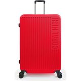 Coral High 16448 Kırmızı Büyük Boy ABS Valiz
