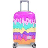 Coral High 16539 50 cm Renkli Desenli Kabin Boy Valiz