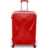 Coral High 16623 Diamond Kırmızı Büyük Boy Valiz