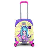 Coral High 16705 VK06 Mor Pembe Çocuk Valizi
