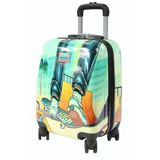Coral High 16742 Kaykay Desen - Abs Çocuk Valizi