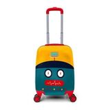 CORAL HIGH 16746 LACİVERT ÇİVİT ROBOT DESENLİ MİNİ ÇOCUK VALİZİ