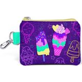 Coral High 21914 Kids Mor Pembe Dondurma Desenli Bozuk Para Çantası