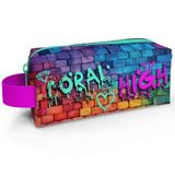 Coral High 22069 Grafiti Yazılı Kalem Kutusu