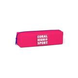 Coral High 22340 Sport Neon Mercan Tek Bölmeli Kalemkutu