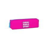 Coral High 22351 K.K06 Sport Neon Pembe Tek Bölmeli Kalem Çantası