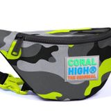 Coral High 22587 Kids Gri Kamuflaj Desenli Bel Çantası