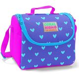 Coral High 22706 Kids Lavanta Kalp Desenli Thermo Beslenme Çantası