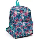 Coral High 23187 Çiçek Desenli Büyük Boy Okul Sırt Çantası