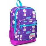 Coral High 23264 Sırt Çantası 4 Bölmeli USB ve Aux Çıkışlı Renkli Tasarım 27x14x38 cm