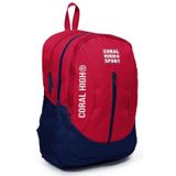 Coral High 23447 Sport USB ve AUX Soketli Kırmızı/Lacivert Renk Okul ve Günlük Sırt Çantası