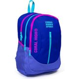 Coral High 23449 Sport Saks Lavanta Usb Şarjlı Kulaklık Çıkışlı Dört Bölmeli Sırt Çantası