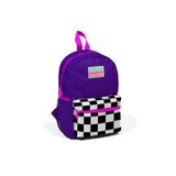 Coral High 23502 K120 Kids Mor Dama Desenli Iki Bölmeli Yuva Sırt Çantası
