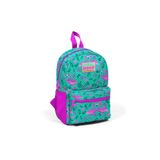 Coral High 23512 Minik Su Yeşili Pembe Flamingo Desenli Iki Bölmeli Yuva Sırt Çantası