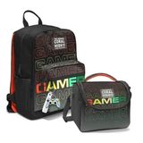 Coral High 23640 Gamer Desenli Okul Çantası + Beslenme Çantası