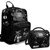 Coral High 23644 2'li Set Galaxy Desenli Beslenme Okul Çantası