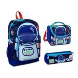 Coral High 23724 İlkokul Sırt Çantası + Beslenme Çantası + Kalem Kutusu 3'lü Set