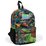 Coral High 23744 Dinozor Desenli Gri Okul Çanta