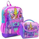 Coral High 23749 Milkshake Desenli Okul Çantası + Beslenme Çantası
