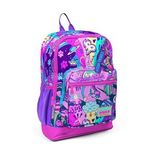 CORAL HIGH 23760 KIDS PEMBE MOR GRAFİTİ DESENLİ DÖRT BÖLMELİ SIRT ÇANTASI