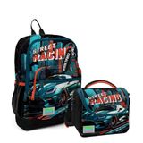 Coral High 23765 Araba Desenli Okul Çantası + Beslenme Çantası