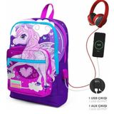 Coral High 23808 Unicorn Usb-Aux Soketli Okul Çantası