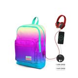 Coral High 23810 Sırt Çanta (Usb+Aux Soketli) Okul Çantası