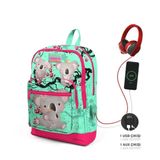 Coral High 23813 Sırt Çanta (Usb+Aux Soketli) Okul Çantası
