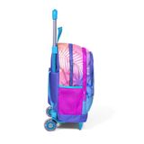 Coral High 23905 Lavanta Pembe Işıklı Tekerlekli İki Bölmeli Çekçekli Sırt Çantası