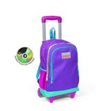 Coral High 23934 Mor Kız Çocuk Çekçekli Sırt Çantası