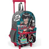 Coral High 24064 Motorsiklet Desen Çekçekli Anaokulu Sırt Çantası