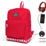 Coral High 24103 Sırt Çanta Usb+Aux Soketli Okul Çantası