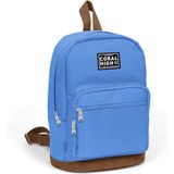 Coral High 24213 K88 Mini Sırt Çantası 30 cm Derin Mavi Suni Deri Sırt Çantası