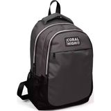 Coral High 24307 K118.1 Kids Koyu Gri Üç Bölmeli Usb Şarjlı Kulaklık Çıkışlı Sırt Çantası