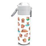 Coral High 500 ml 31794 Kids Capybara Desenli Pipetli ve Direkt İçim Çelik Termos