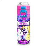 Coral High 500 ml 31810 Kids Kedi Köpek Desenli Pipetli Çelik Termos