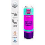 Coral High 500 ml 31829 Kids Pembe Su Yeşili Pipetli Çelik Termos
